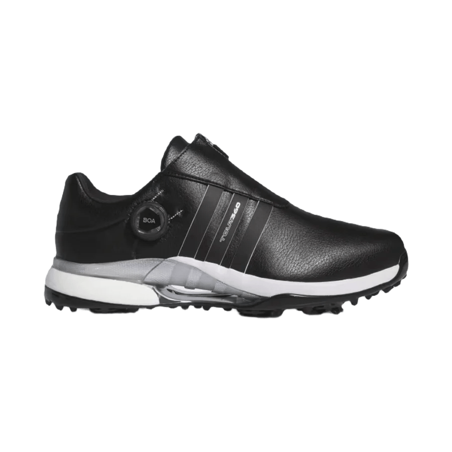 Adidas Tour360 24 BOA Wide Golf Shoes - Black | Free Adidas Tour360 24 BOA Wide Golf Shoes - Black | Free