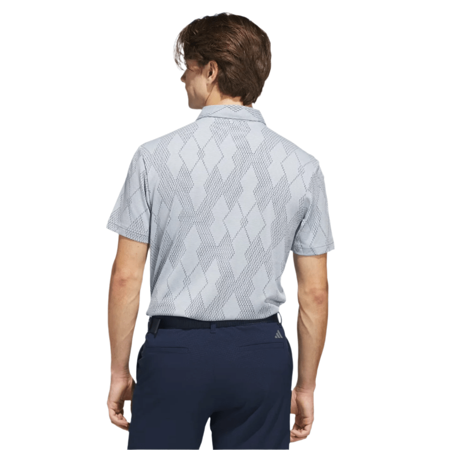 Adidas Ultimate365 Micro Texture Polo Shirt - Blue