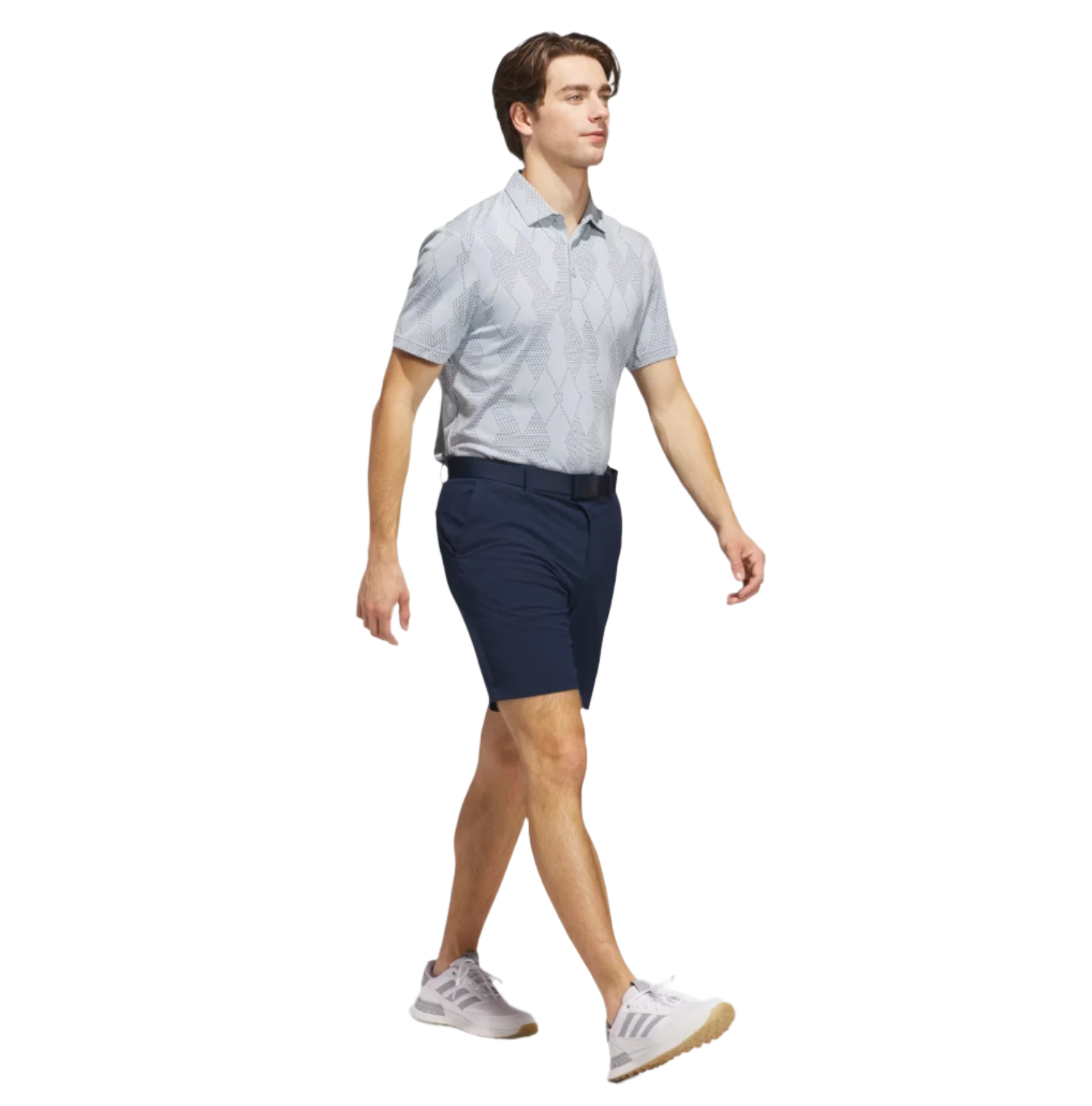 Adidas Ultimate365 Micro Texture Polo Shirt - Blue