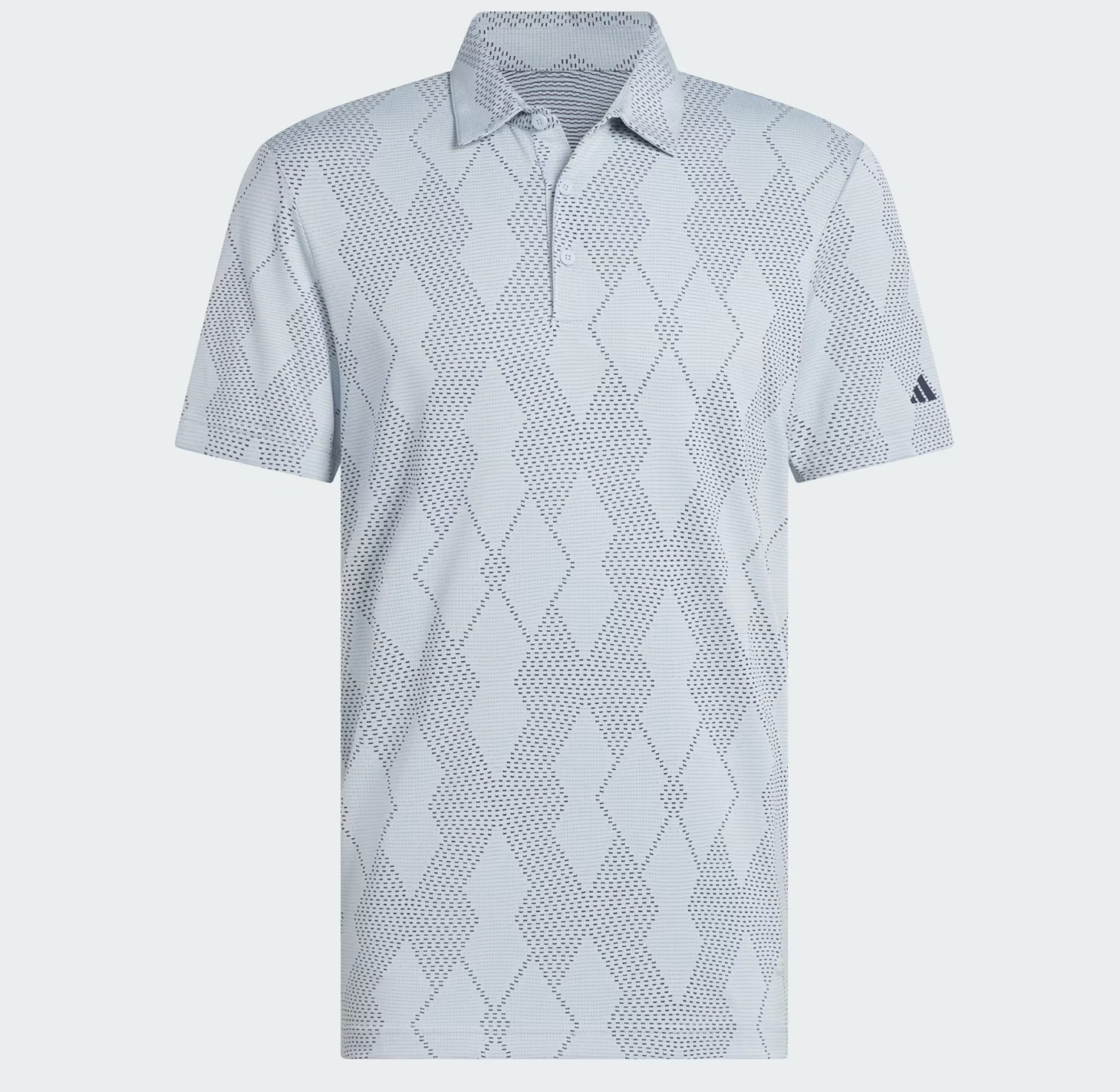 Adidas Ultimate365 Micro Texture Polo Shirt - Blue
