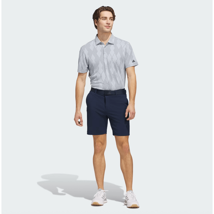 Adidas Ultimate365 Micro Texture Polo Shirt - Blue