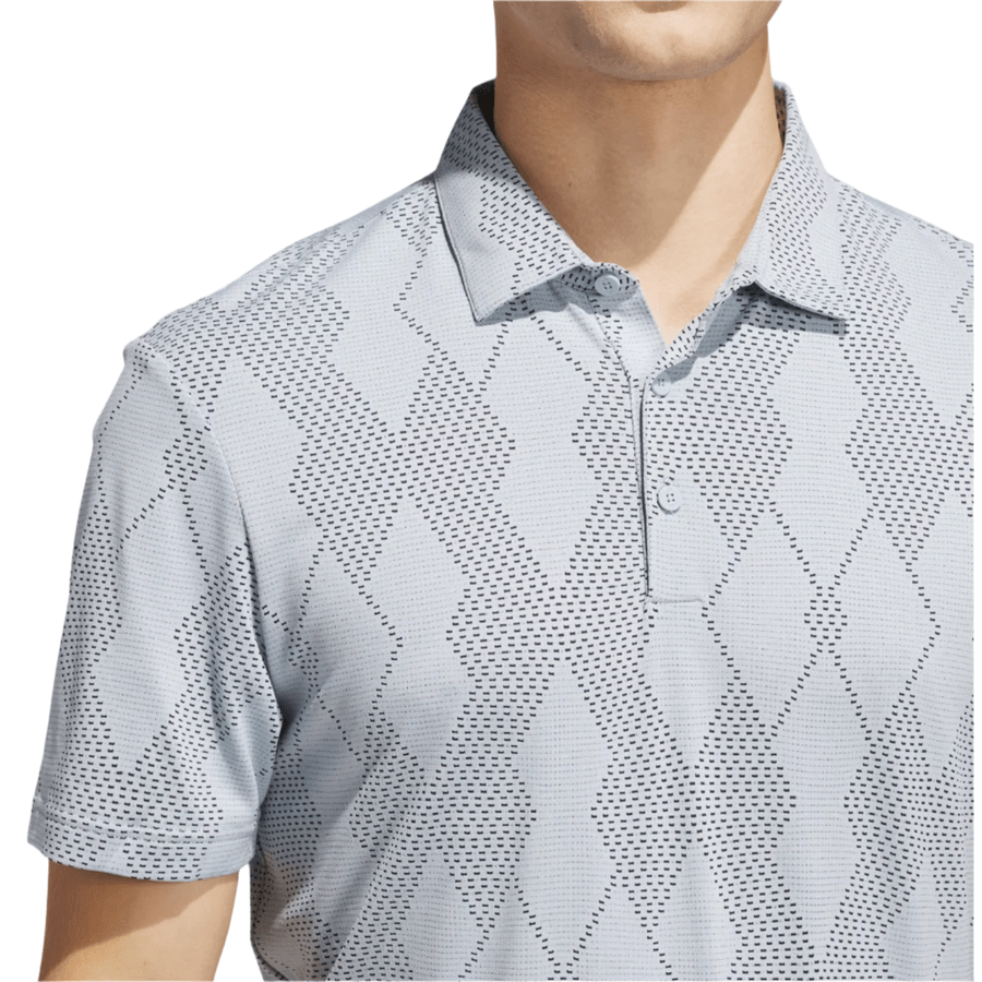Adidas Ultimate365 Micro Texture Polo Shirt - Blue