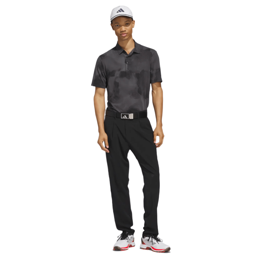 Adidas Ultimate365 Printed Cool Feeling Tour Polo Shirt - Black