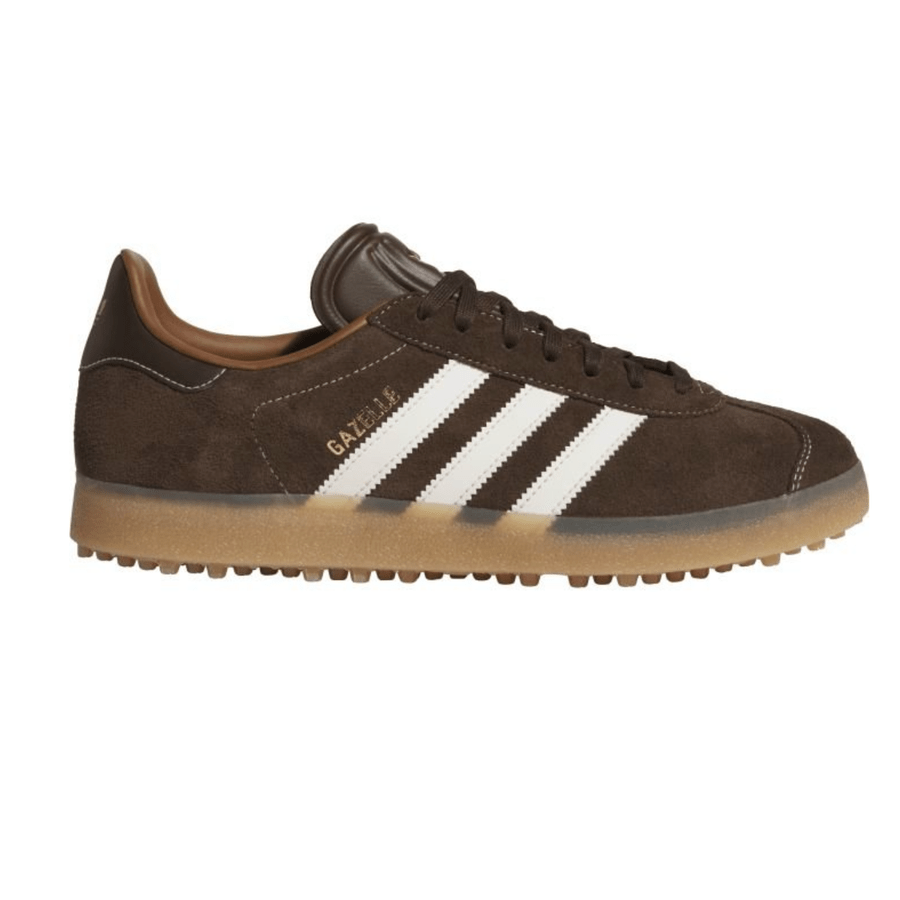 【未使用品】adidas GAZELLE ゴルフ SPIKELESS GOLF Adidas Gazelle Spikeless Golf Shoes - Brown | Free Shipping Natio
