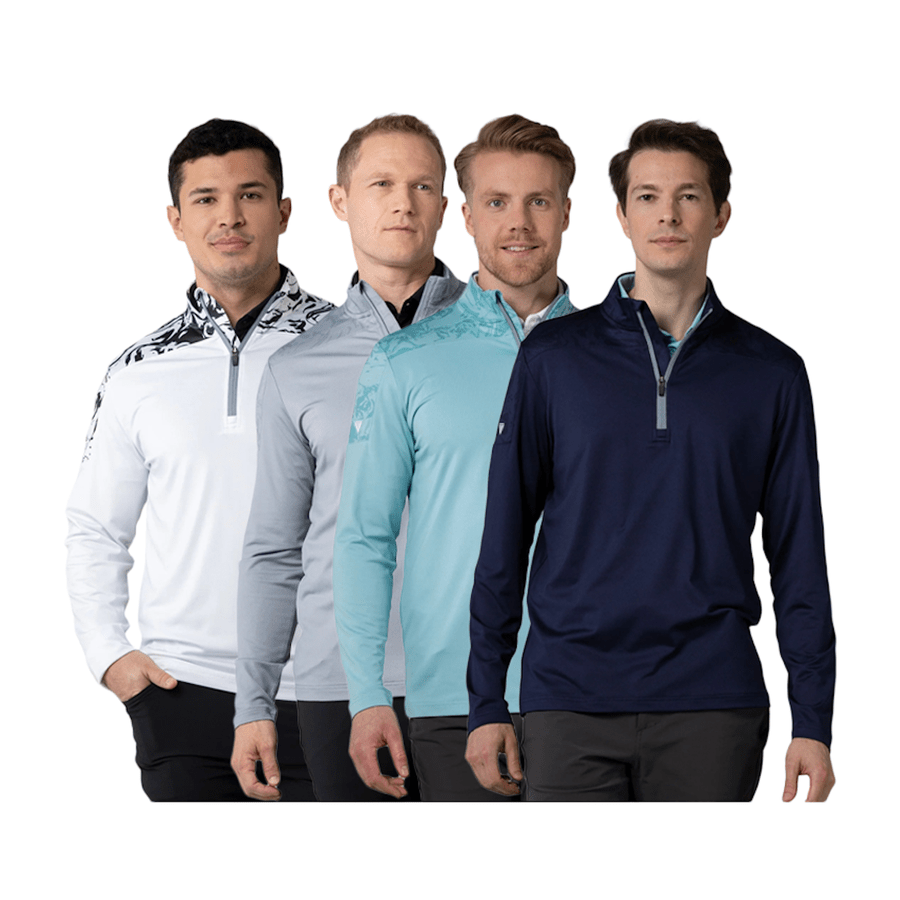 Levelwear Men's Luca Long Sleeve Golf Pullover