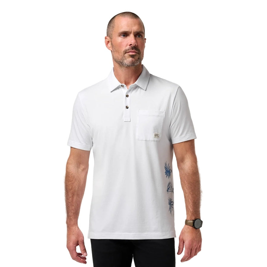 Travis Mathew Comfortknit Deep Sea Polo