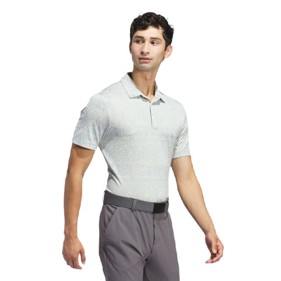 Adidas Ultimate365 Jacquard Polo Shirt - Blue WHLS