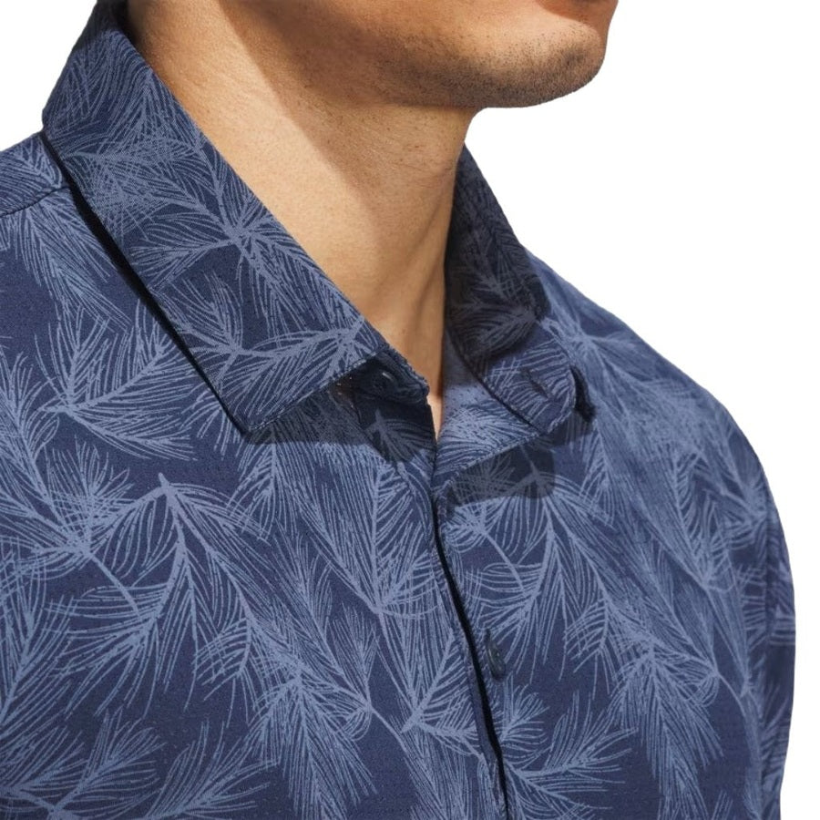 Adidas Ultimate365 Mesh Print Polo Shirt