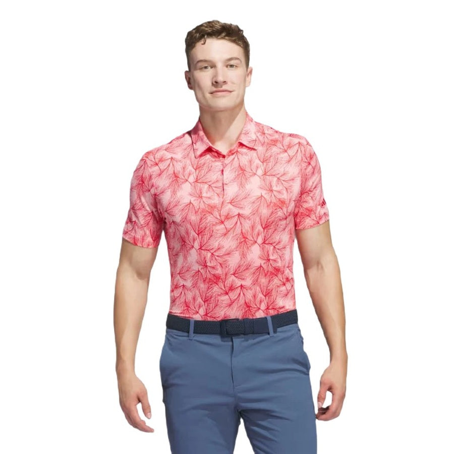 Adidas Ultimate365 Mesh Print Polo Shirt