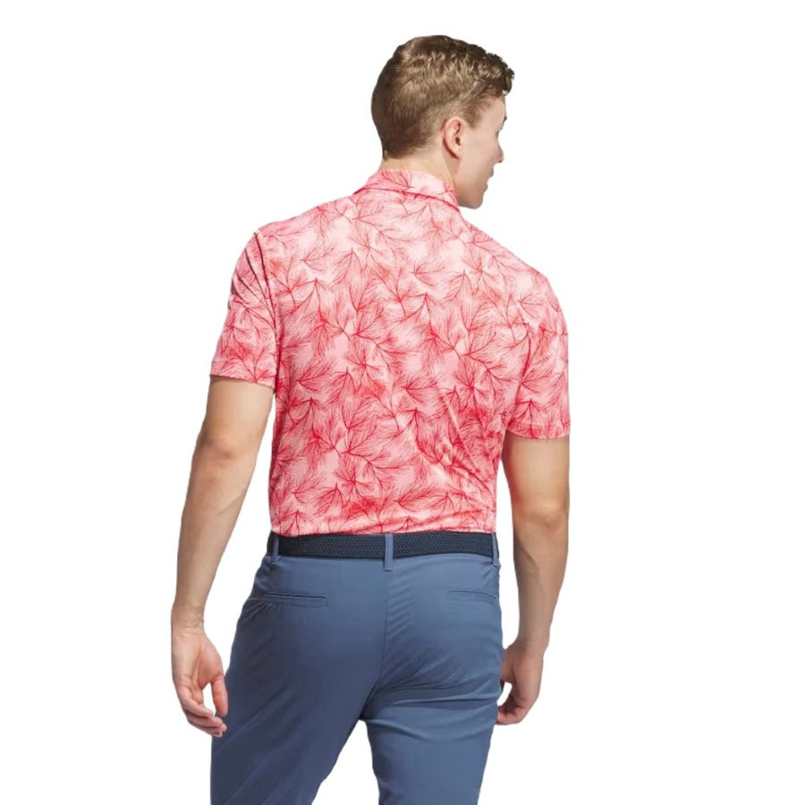 Adidas Ultimate365 Mesh Print Polo Shirt