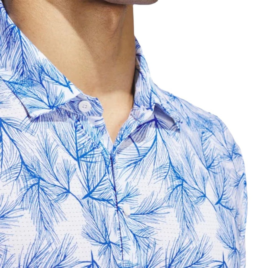 Adidas Ultimate365 Mesh Print Polo Shirt