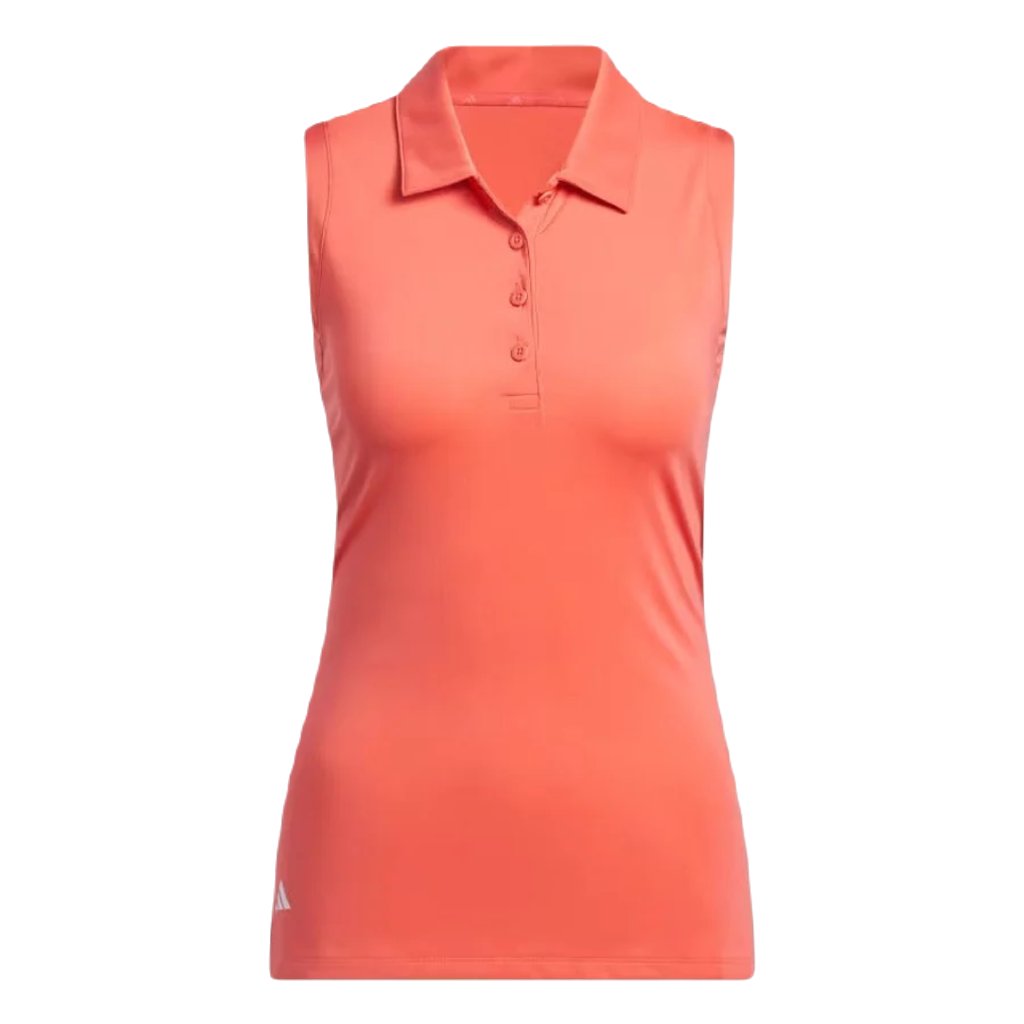 Adidas Ladies Ultimate365 Solid Sleeveless Polo Shirt