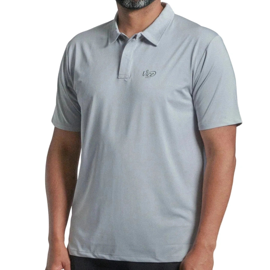 Polo piqué Vice Golf - gris