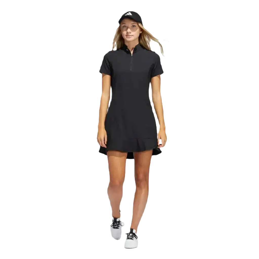 Adidas Ladies Frill Dress - Black
