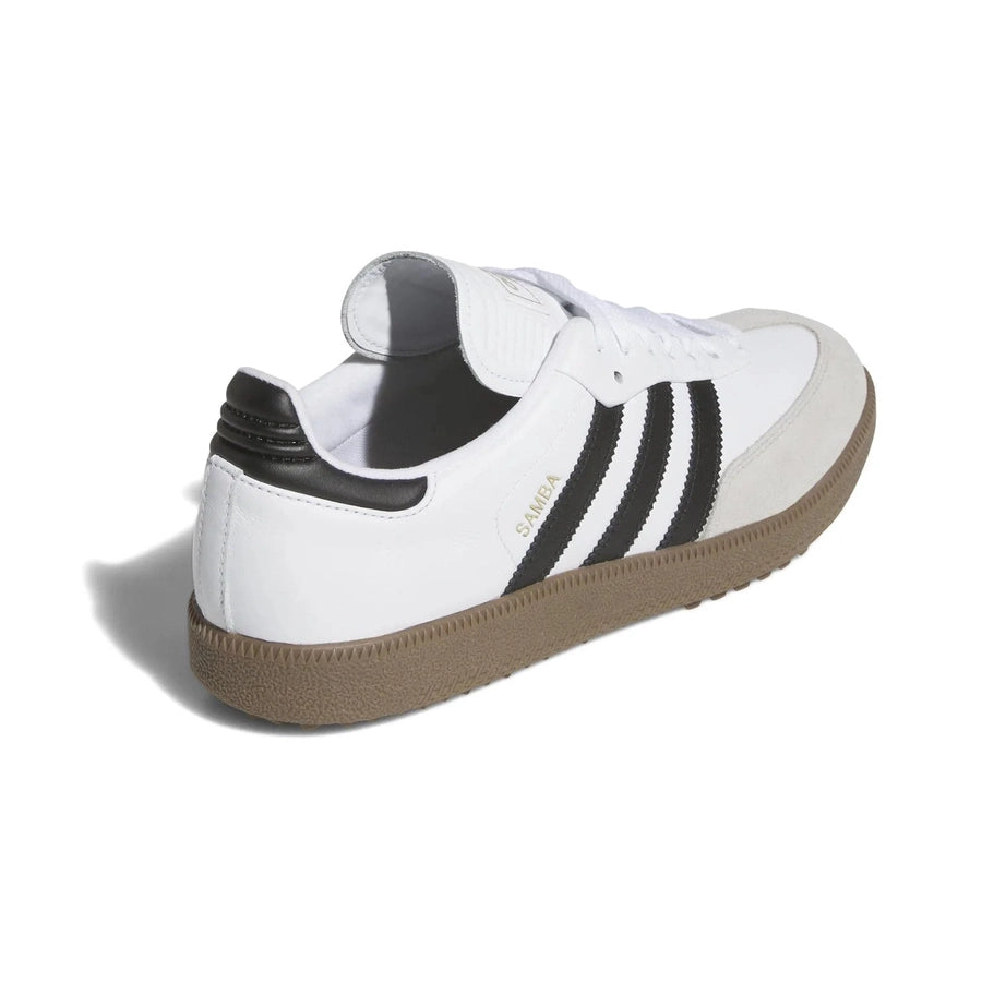 Adidas Samba Spikeless Golf Shoes - White/Black