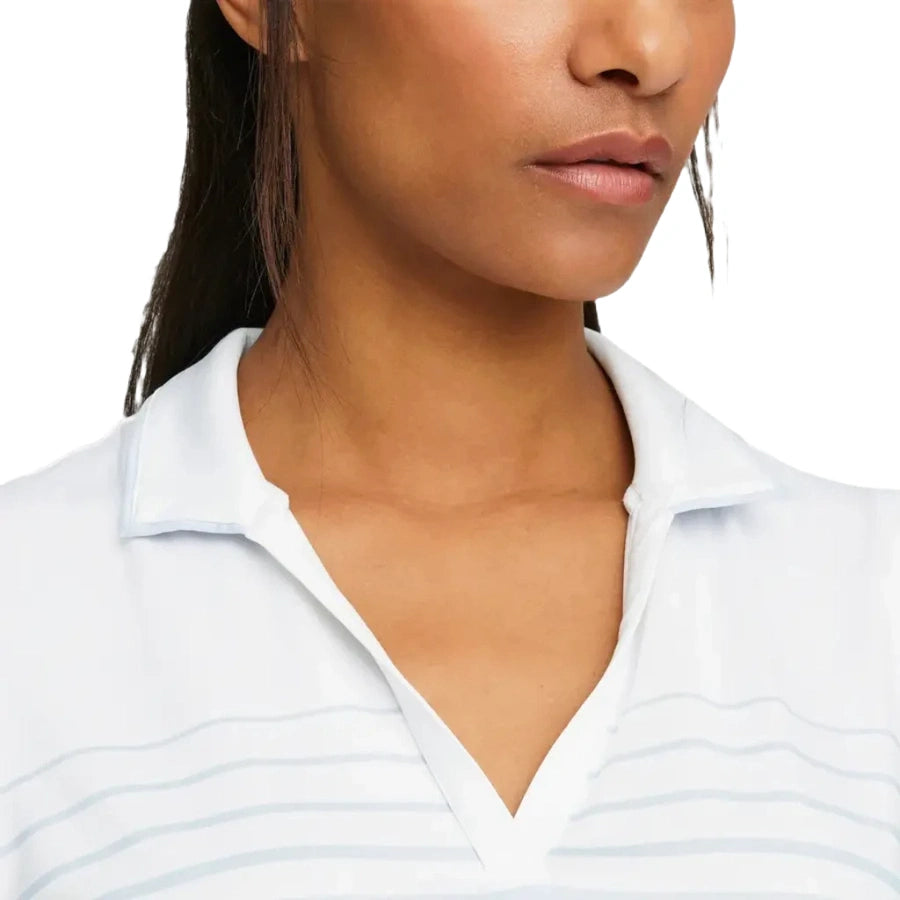 Puma Ladies MATTR Sleeveless Stripe Golf Polo WHLS