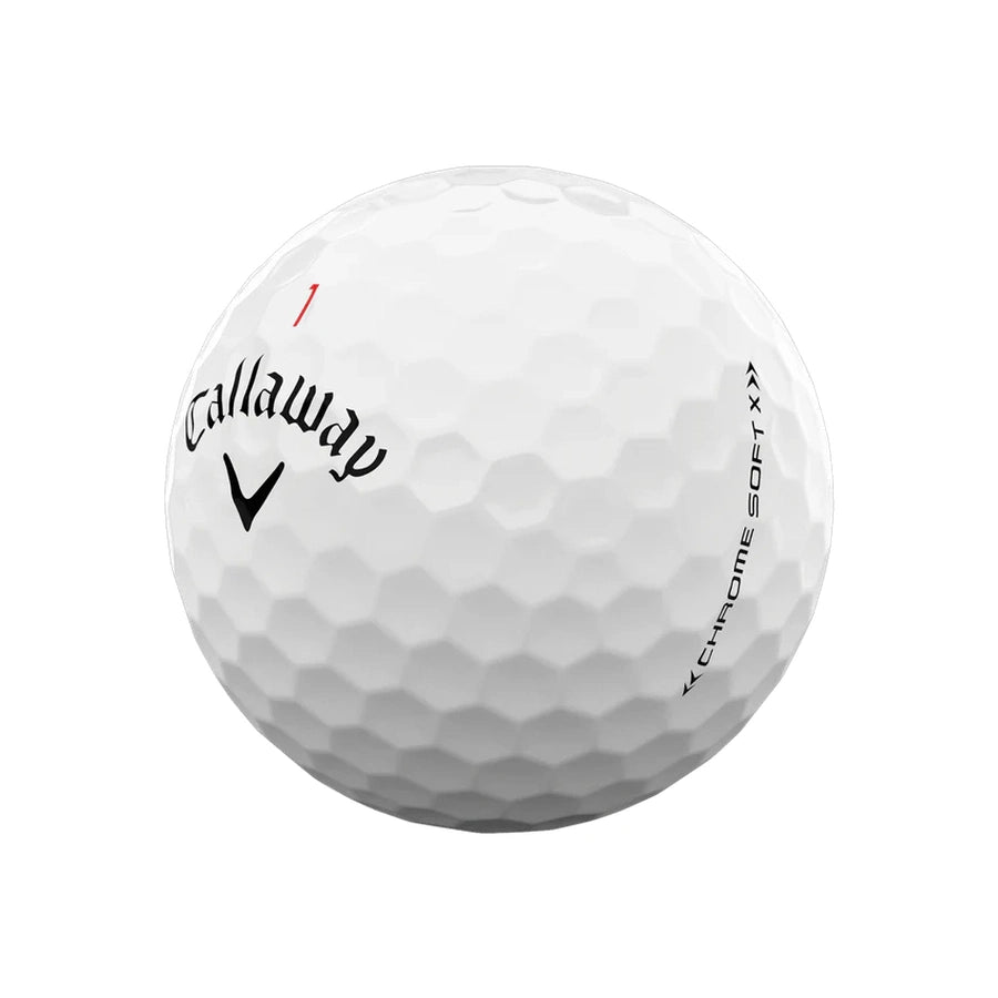 2 Dozen Callaway Chrome Soft X Golf Balls - Logo Overun