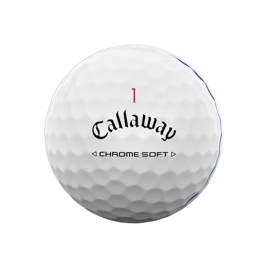 2 Dozen Callaway Chrome Soft Triple Track New Golf Balls - Logo Overun