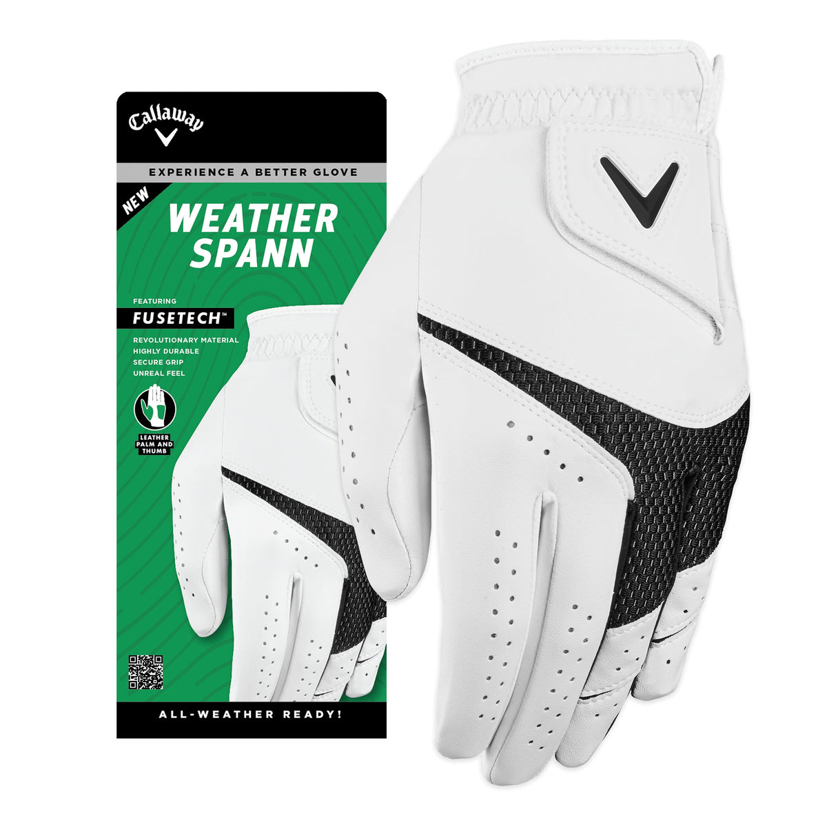 Callaway Weather Spann 2023 Ladies Golf Gloves - 6-Pack