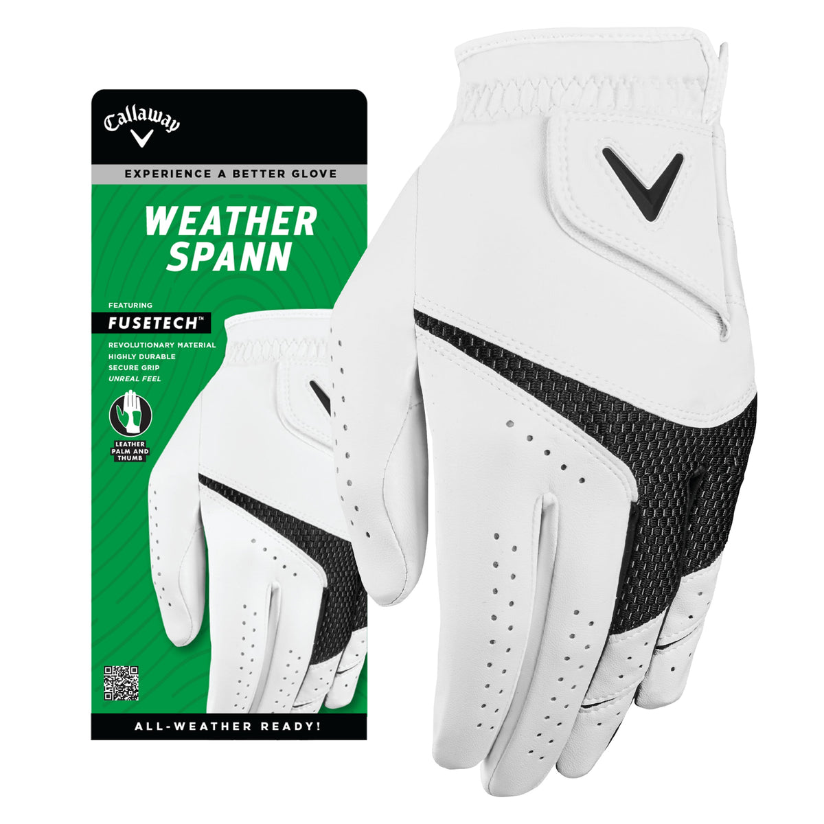 Callaway Weather Spann 2023 Cadet Golf Gloves - 6-Pack
