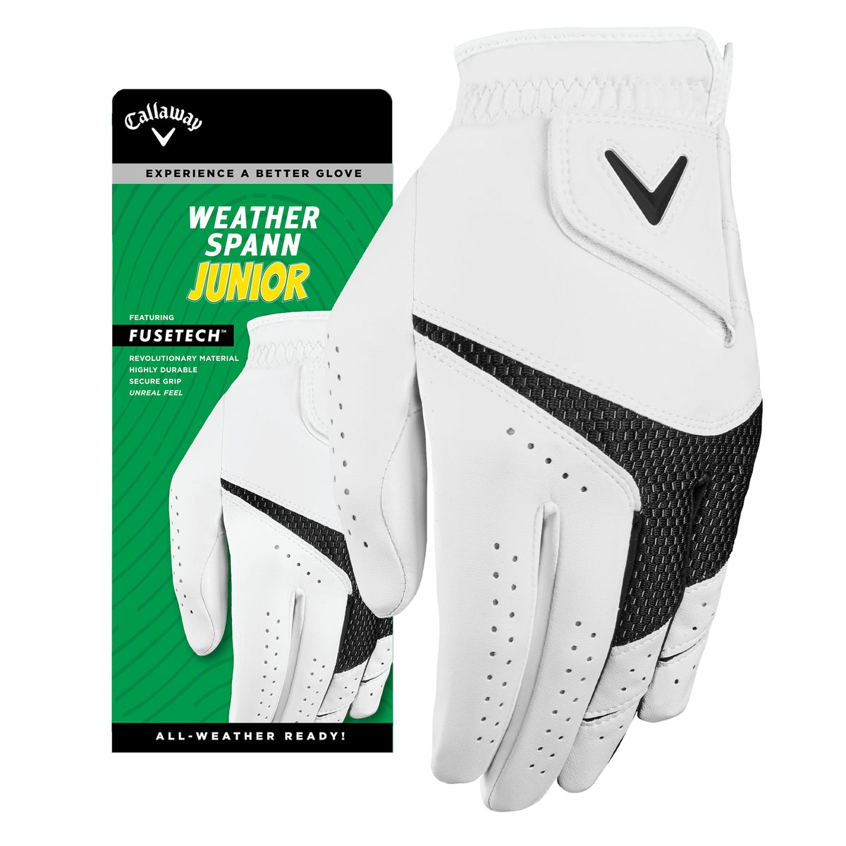 Callaway Weather Spann 2024 Junior Golf Gloves - 6-Pack