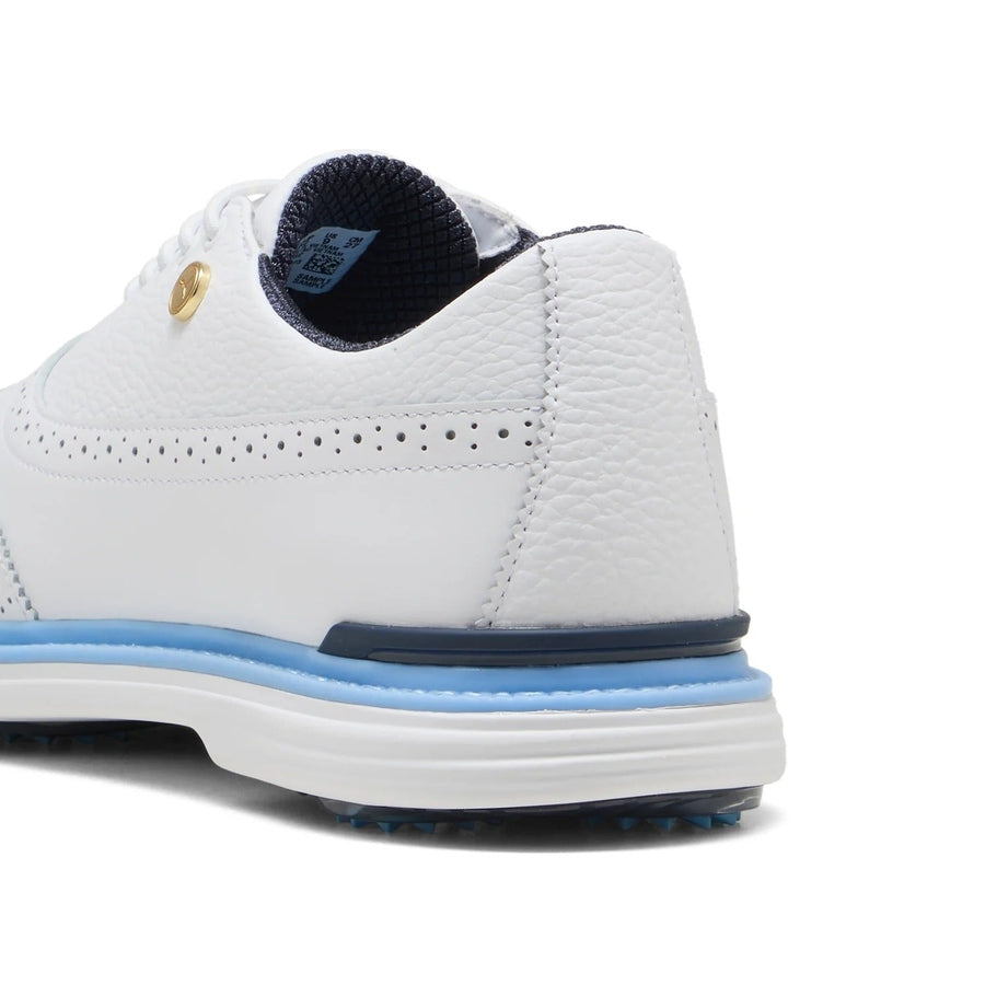 Puma Royale Wingtip Golf Shoes - White/Blue