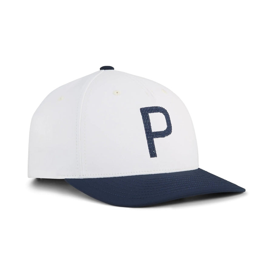 Puma Crafted P Golf Cap - White/Navy
