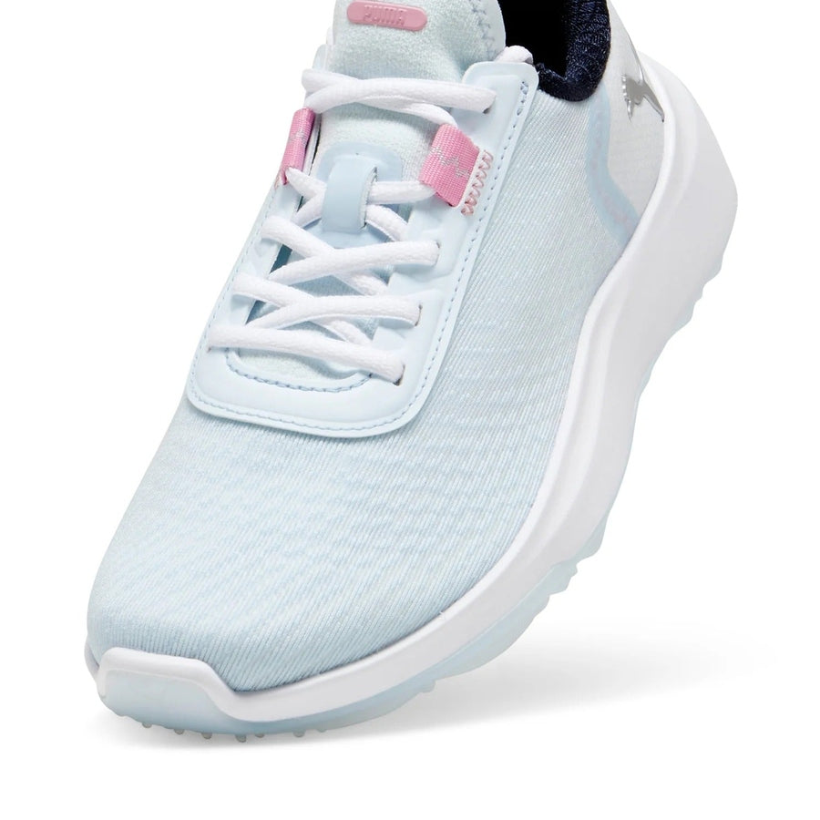 Puma Ladies Fusion Crush Sport Spikeless Golf Shoes - Blue/Pink