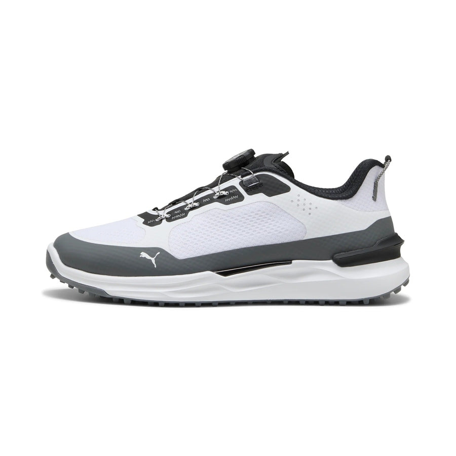 Puma Ignite Elevate 2 Disc Spikeless Golf Shoes - White/Gray | Fr