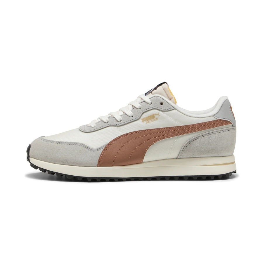 Puma Helsinki G Spikeless Golf Shoes - Gray/Brown