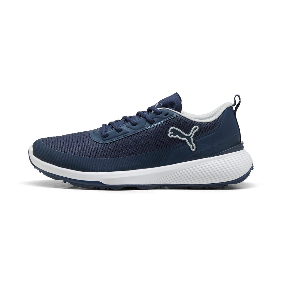 Puma Gruve Sport Spikeless Golf Shoes - Deep Navy/Ash Gray