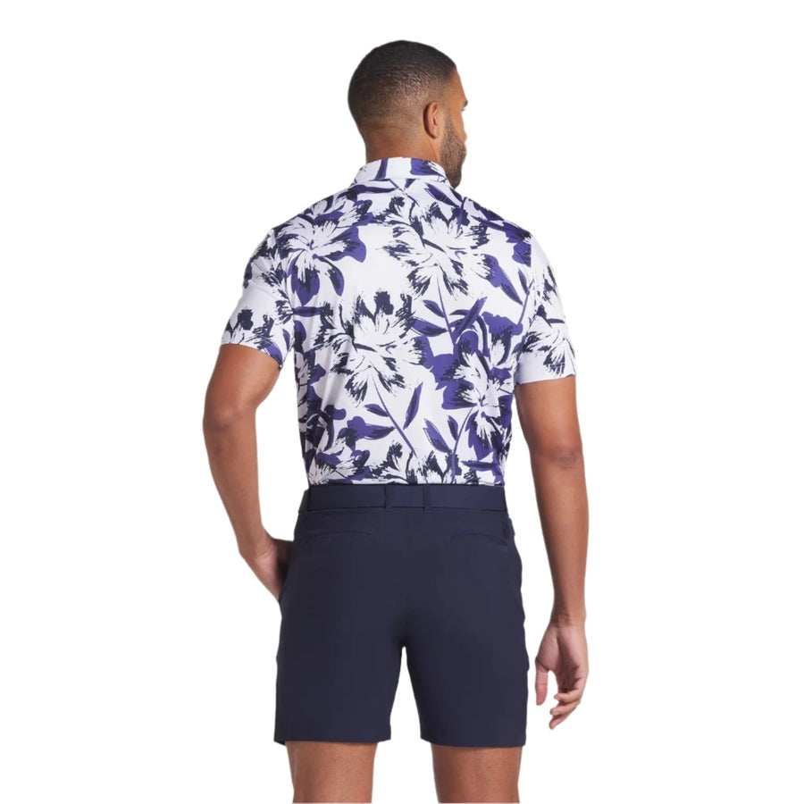 Puma MATTR Broken Flower Golf Polo - White