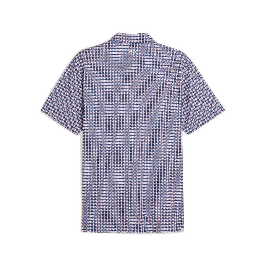 Puma Pique Tie Golf Polo - Blue