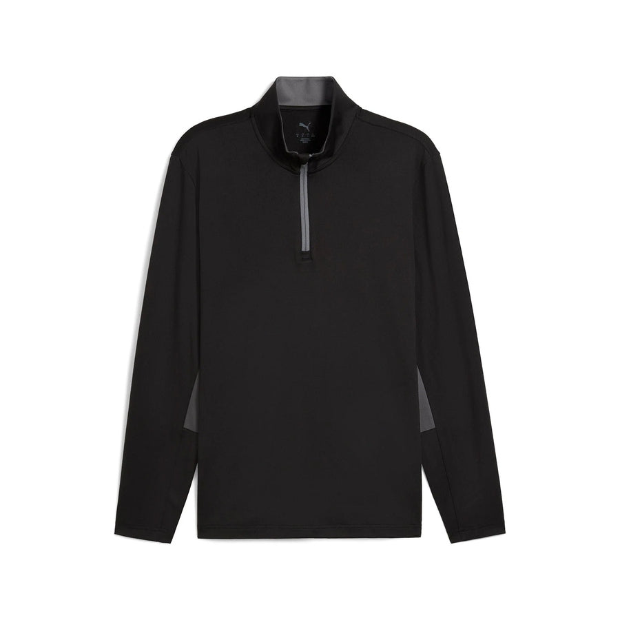 Puma Pure 2.0 1/4 Zip Golf Pullover - Black