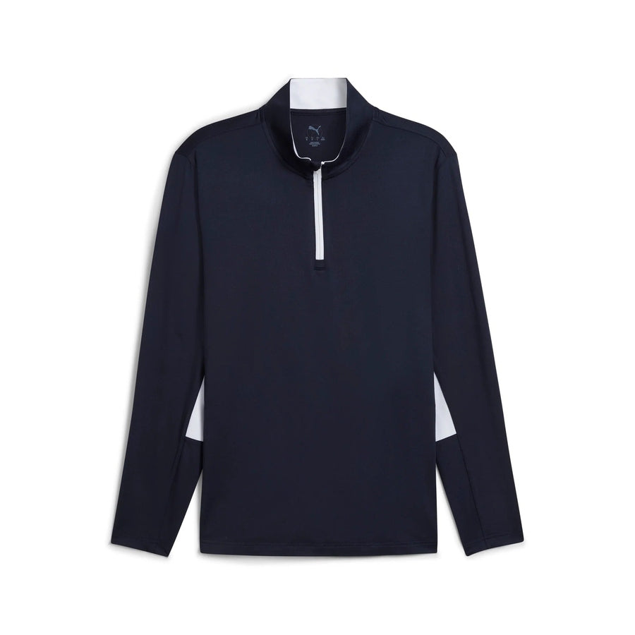 Puma Pure 2.0 1/4 Zip Golf Pullover - Navy