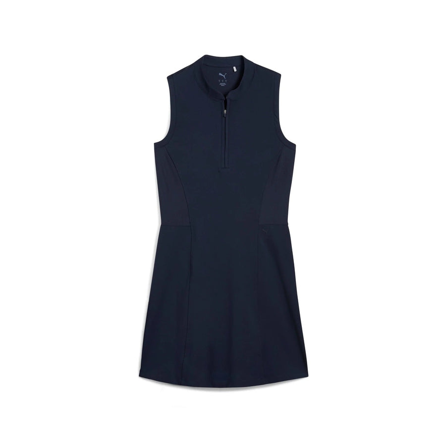 alt
Robe de golf Puma pour femme Aerlon sans manches à col montant - Marine