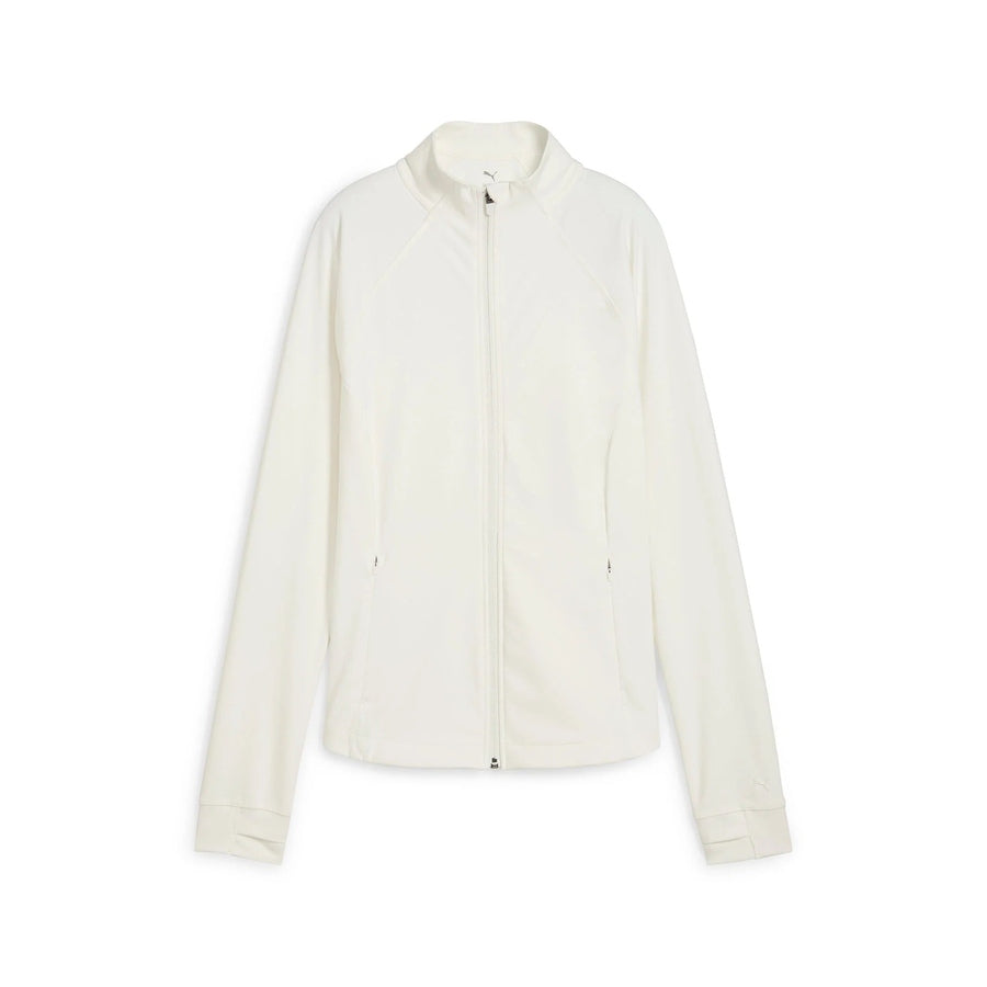 Puma Ladies Cloudspun Tech FZ Power Golf Jacket - White