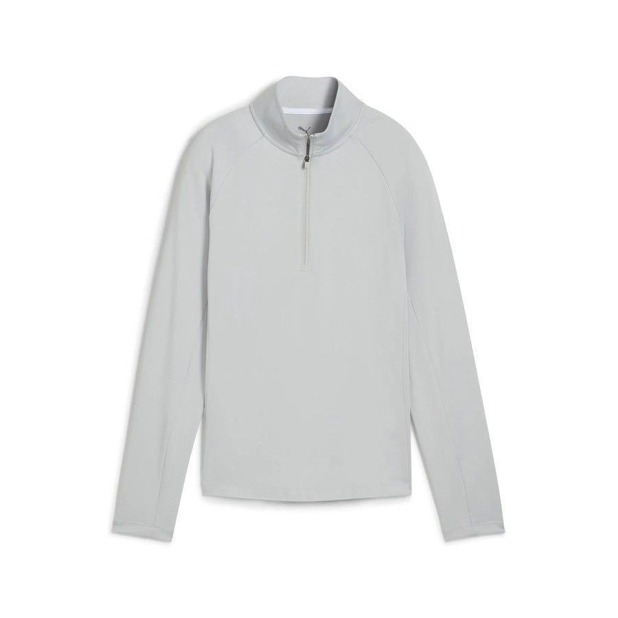 Puma Ladies Pure 2.0 1/4 Zip Ash Gray