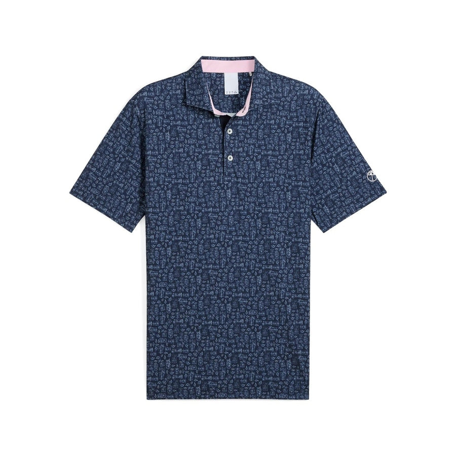 Puma Golf X AP Sketch Polo - Navy