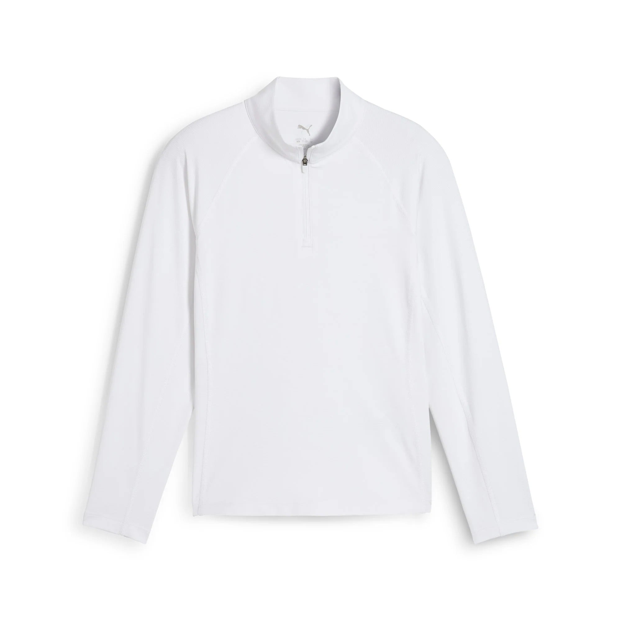 Puma Junior Girls YouV Brrr Golf 1/4 Zip - White