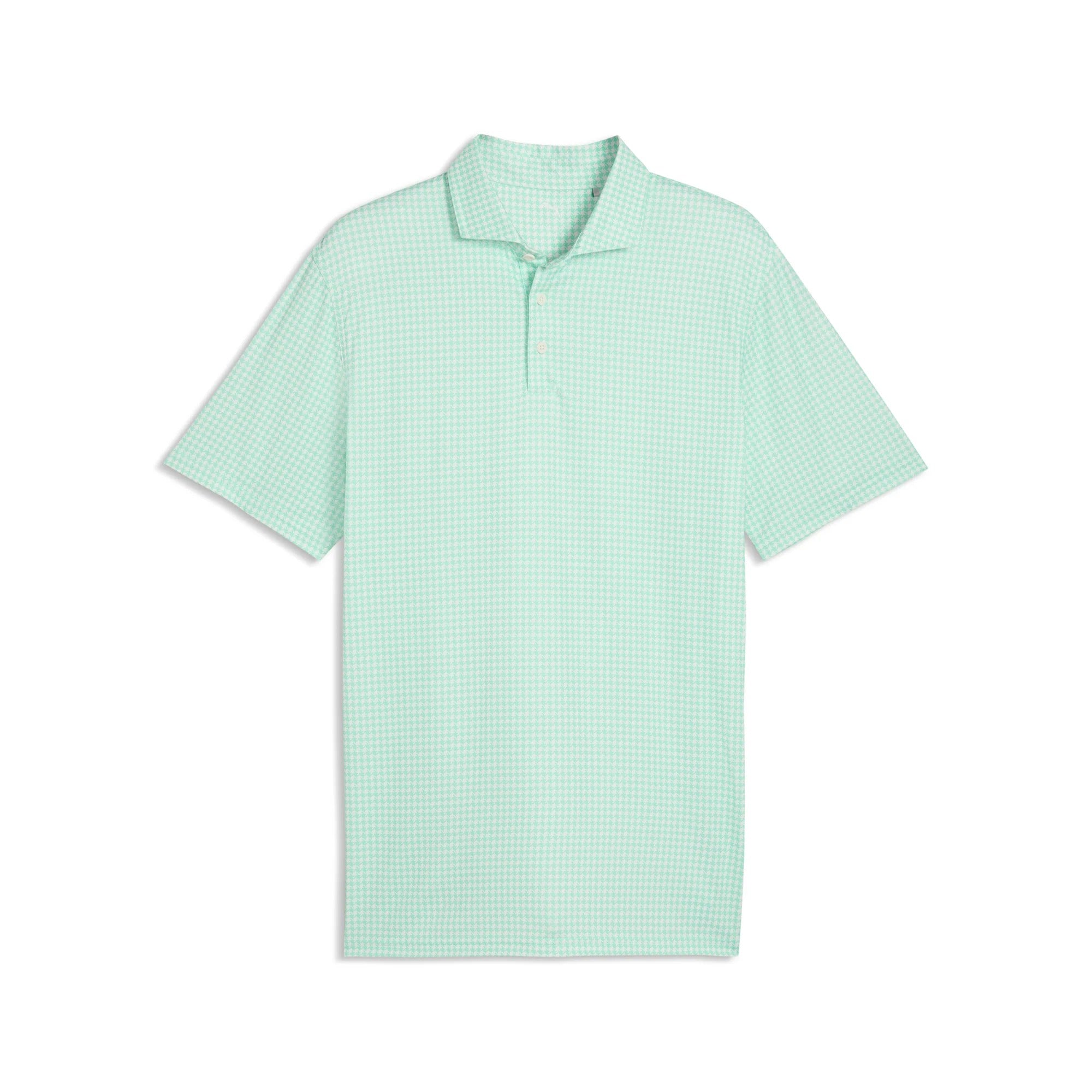 Puma CLOUDSPUN Mono Check BN Golf Polo - Mint