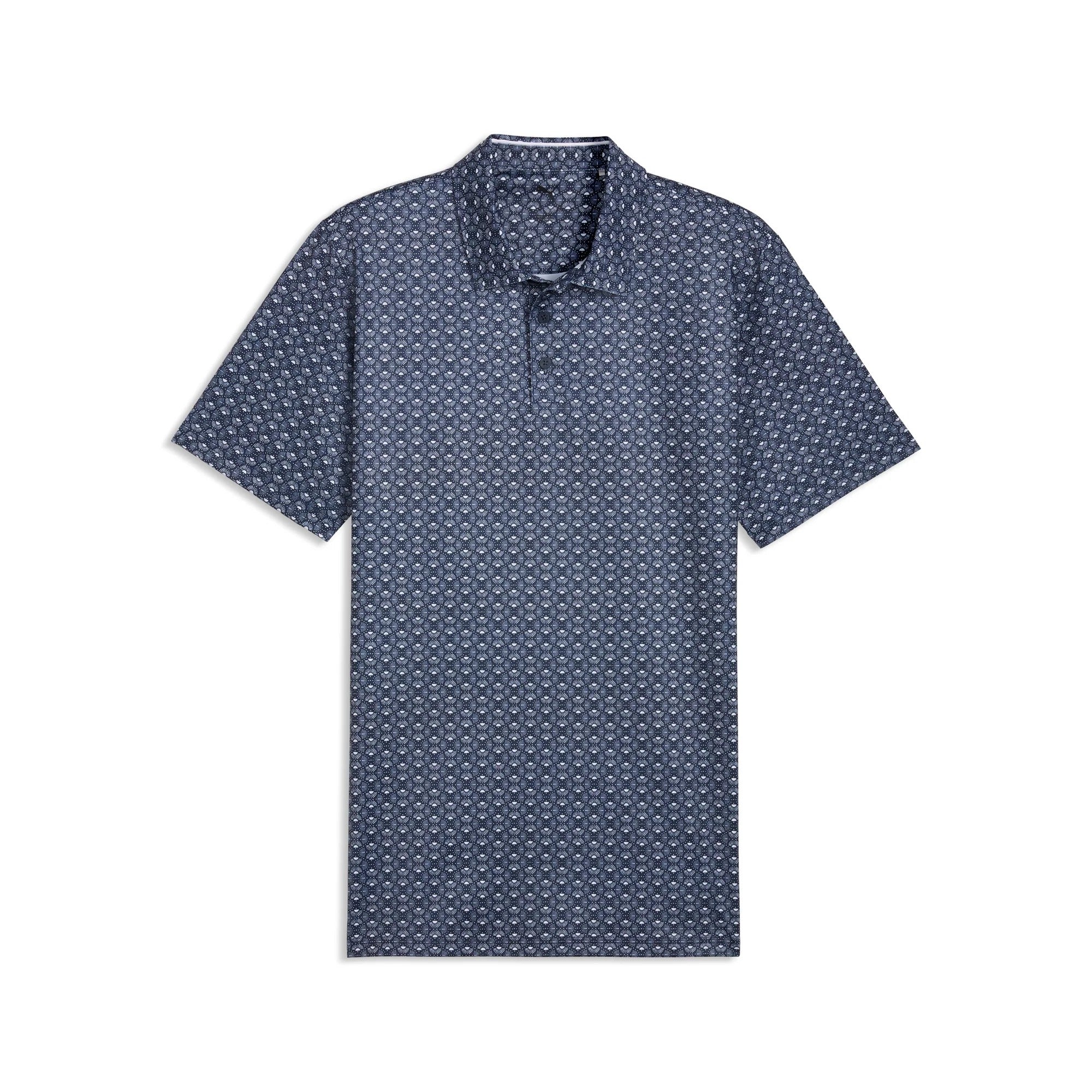 Puma MATTR Scallop BN Golf Polo - Navy