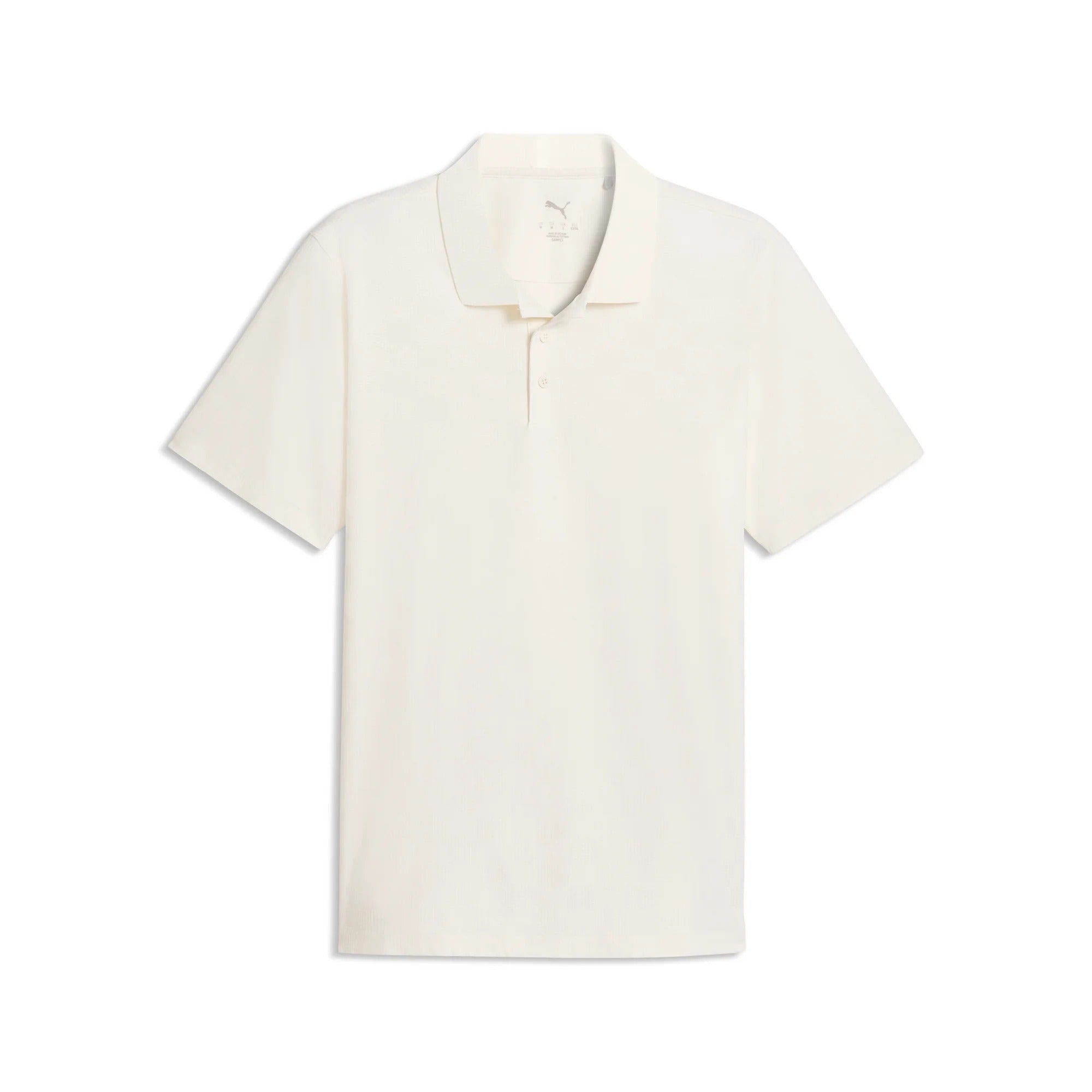 Puma MATTR Check Jacquard BN Golf Polo - White