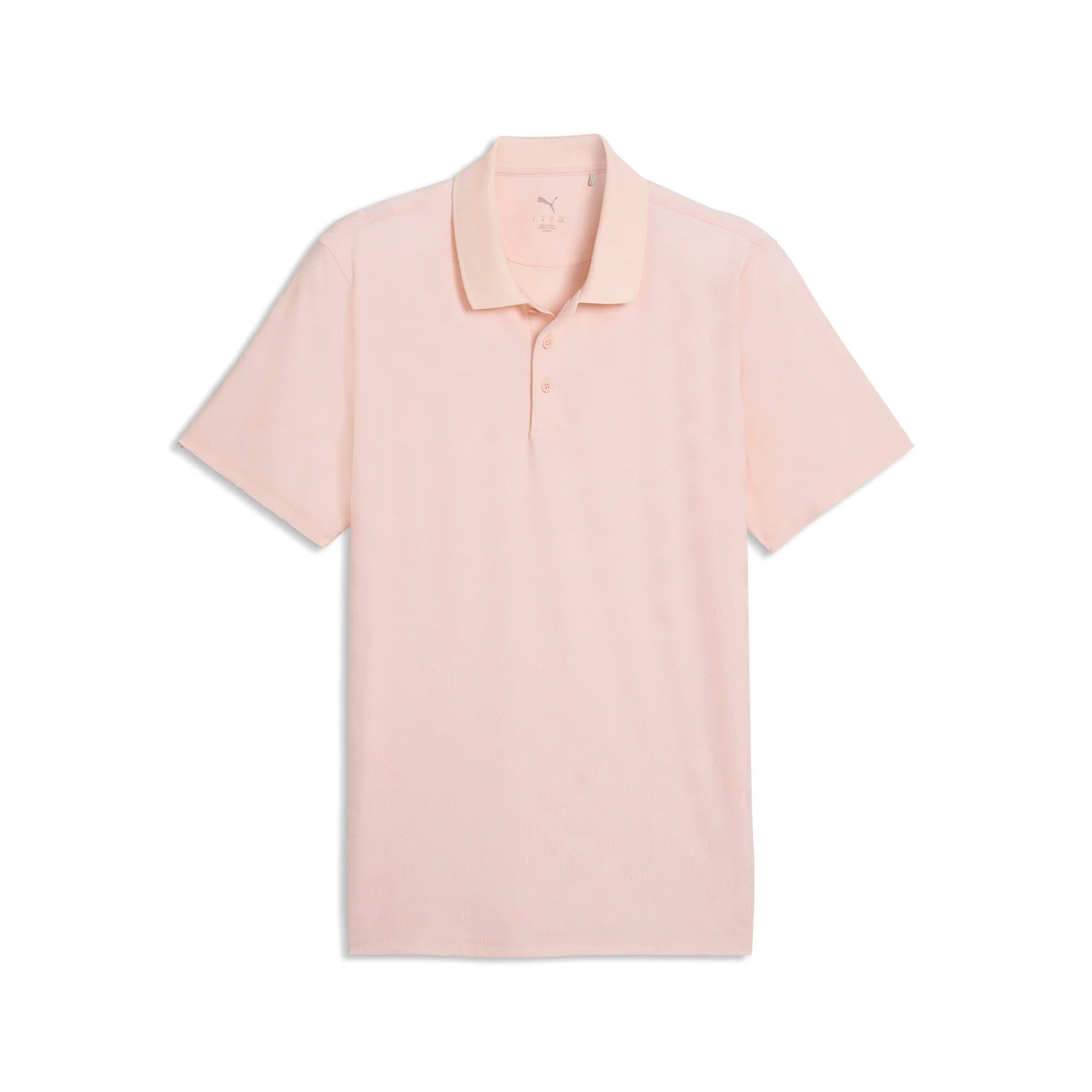Puma MATTR Check Jacquard BN Golf Polo - Rose