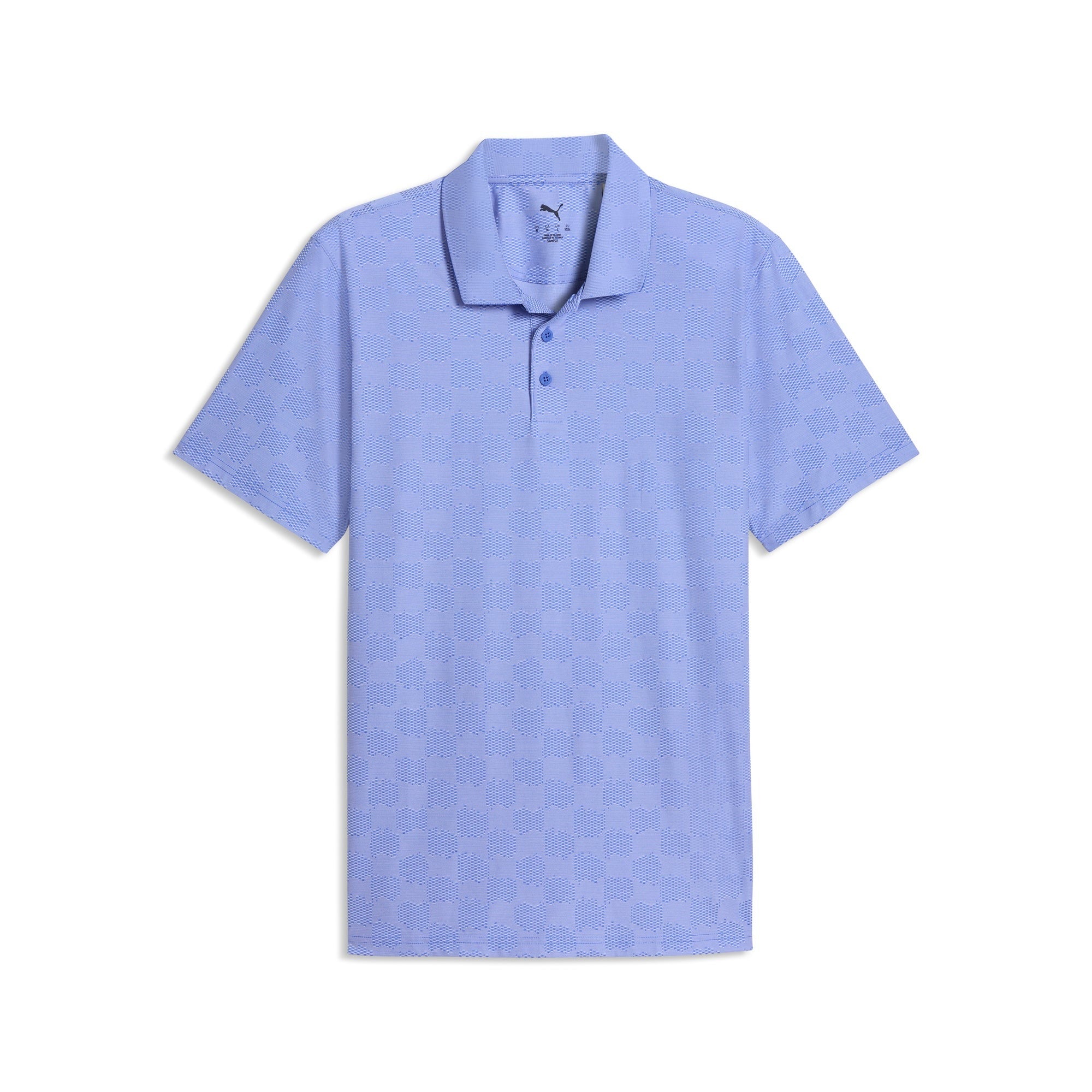 Puma MATTR Check Jacquard BN Golf Polo - Blue