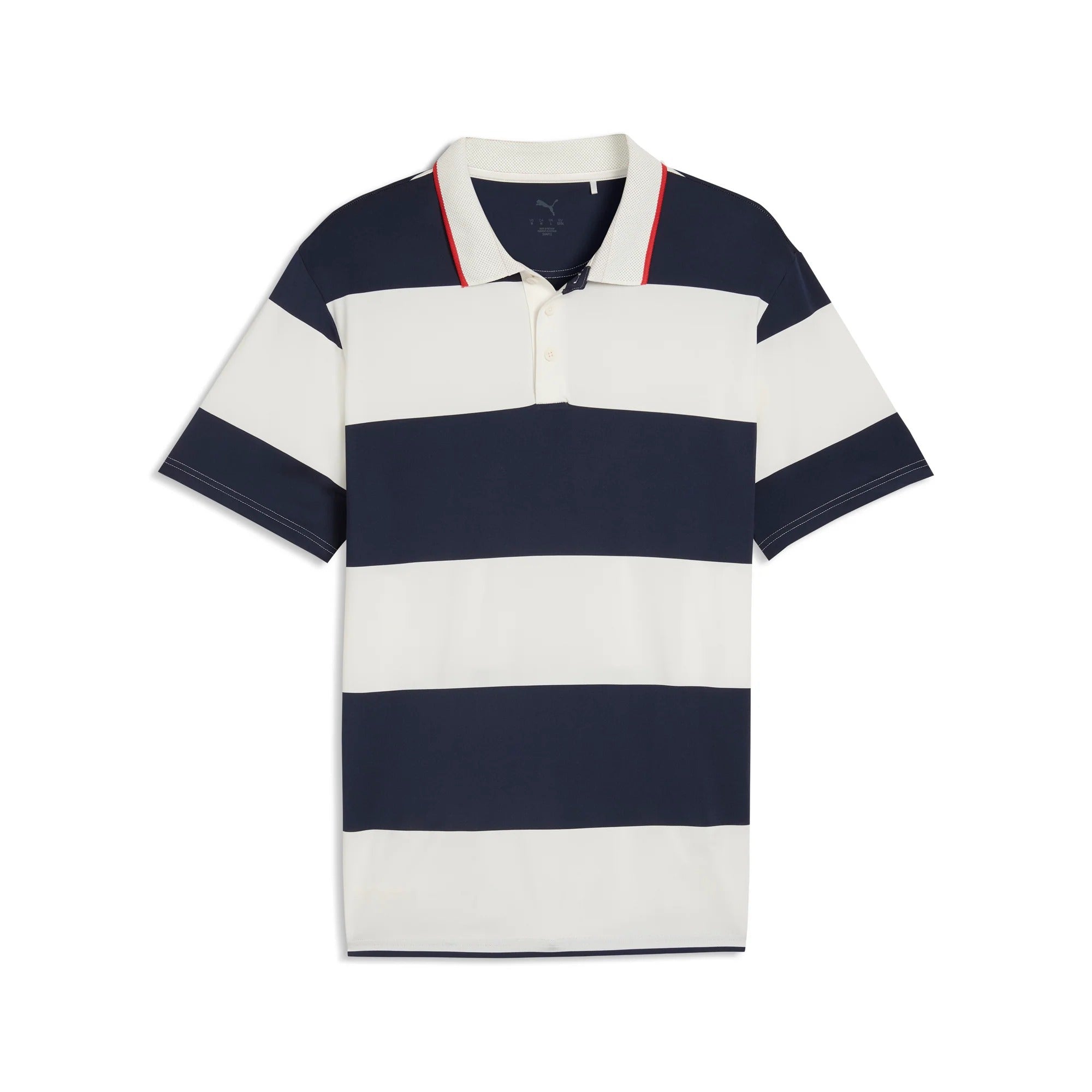 Puma CLOUDSPUN Rugby BN Golf Polo - White/Navy