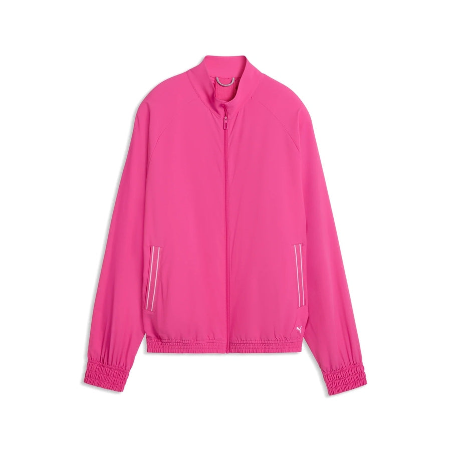 Puma Ladies Full-Zip Wind Golf Jacket - Pink