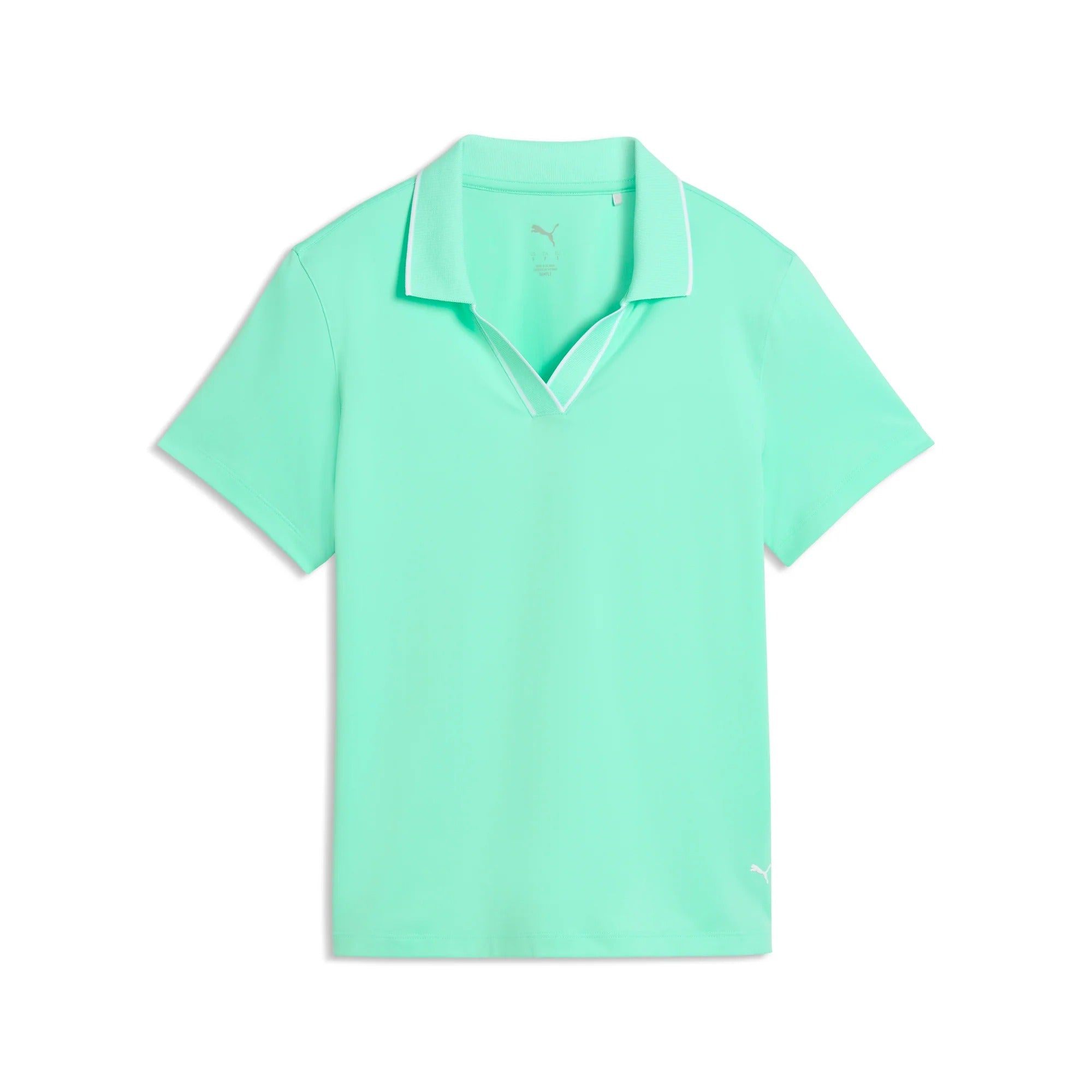 Puma Ladies CLOUDSPUN Essential Short Sleeve Golf Polo - Mint
