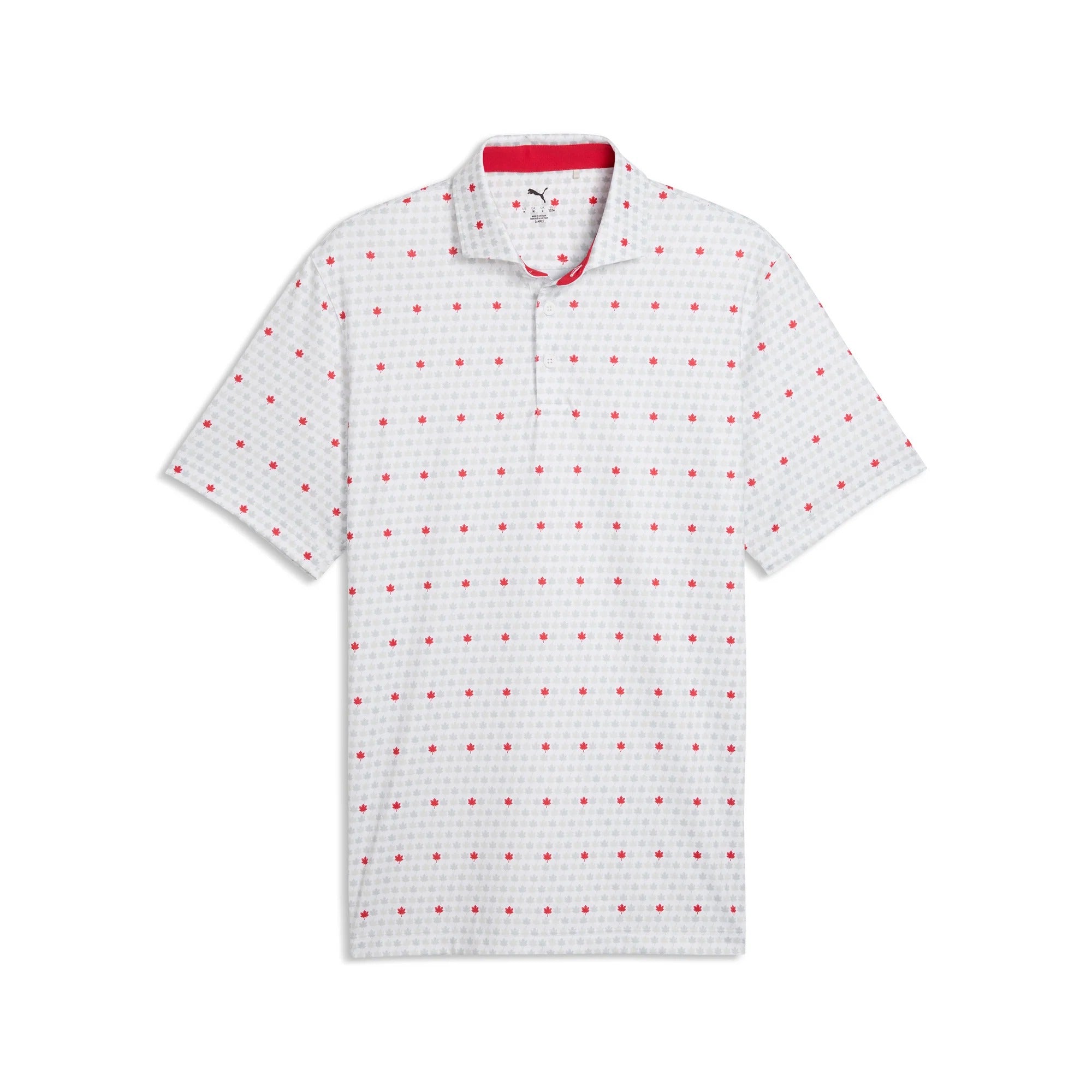 Puma MATTR Maple Leaf Golf Polo - Gray