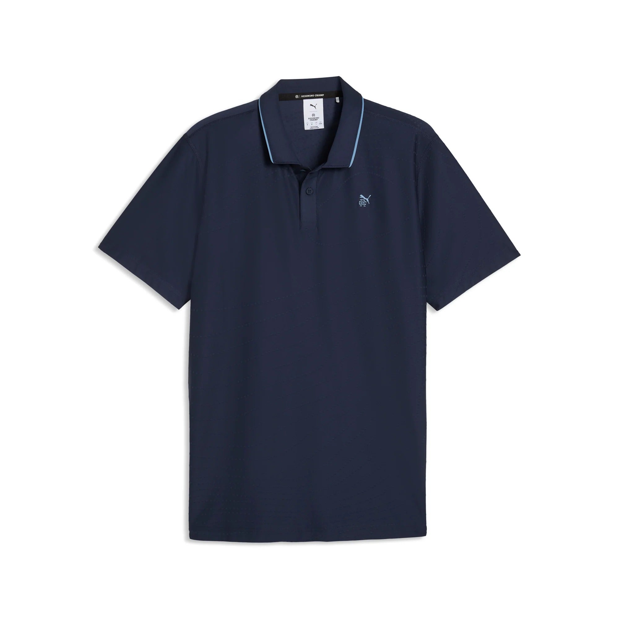 Puma x Reigning Champ Jacquard Golf Polo - Navy